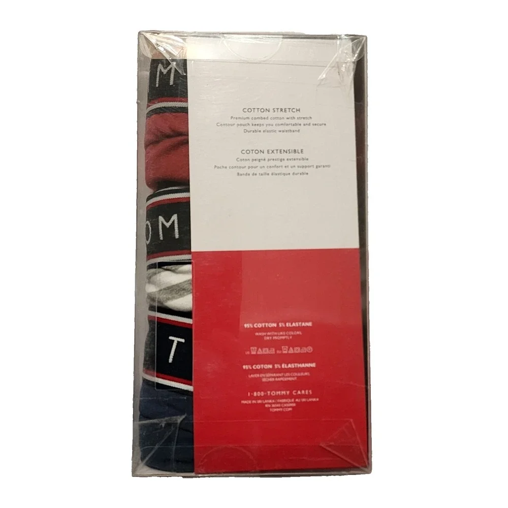 Tommy Hilfiger Men's Boxer brief Underwear Cotton‎ Stretch 3-Pack Size Small